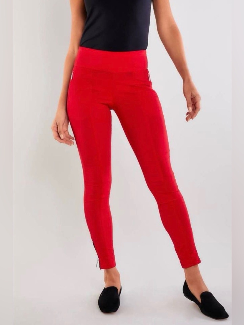 NEW ANATOMIE high waisted travel & performance pant in atomic red